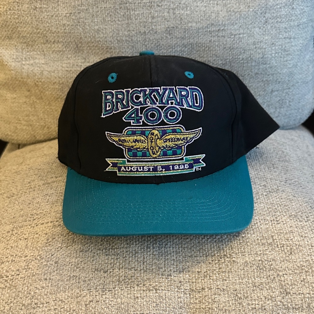 Brickyard 400 Kids Cap - Black and Teal